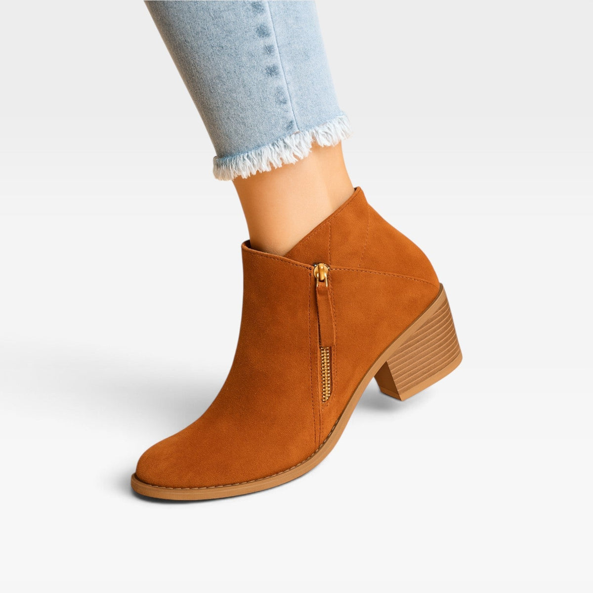 Botas de Tobillo Ortopédicas de Ante para Mujer