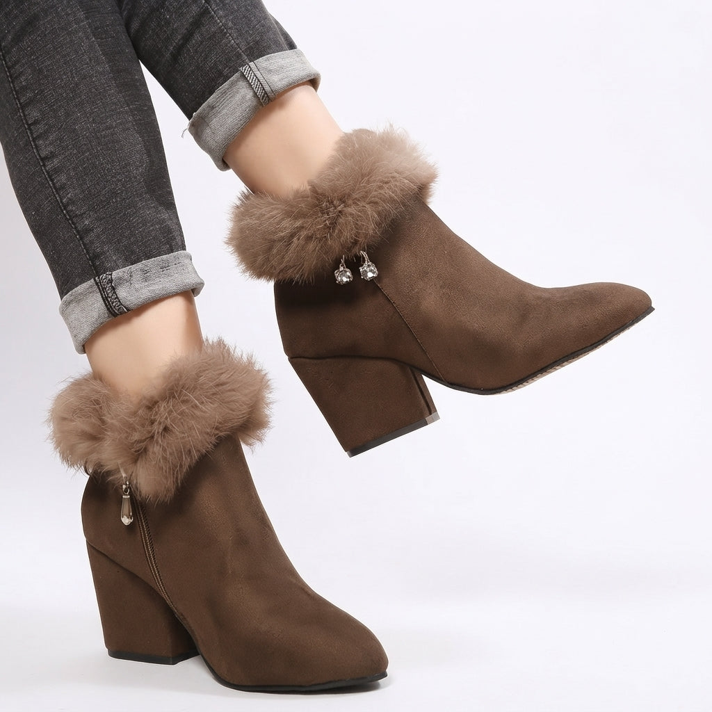 Botines de Tacón Cómodos para Mujeres