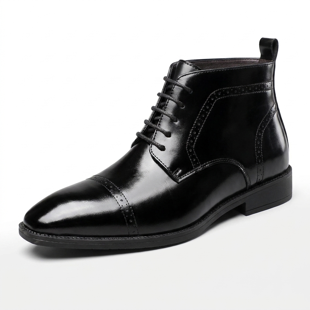 Botas de Cuero para Hombre con Punta Cap