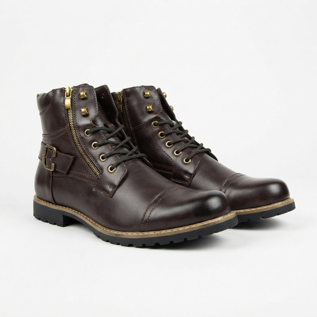 Botas de Tobillo Biker Cómodas para Hombre