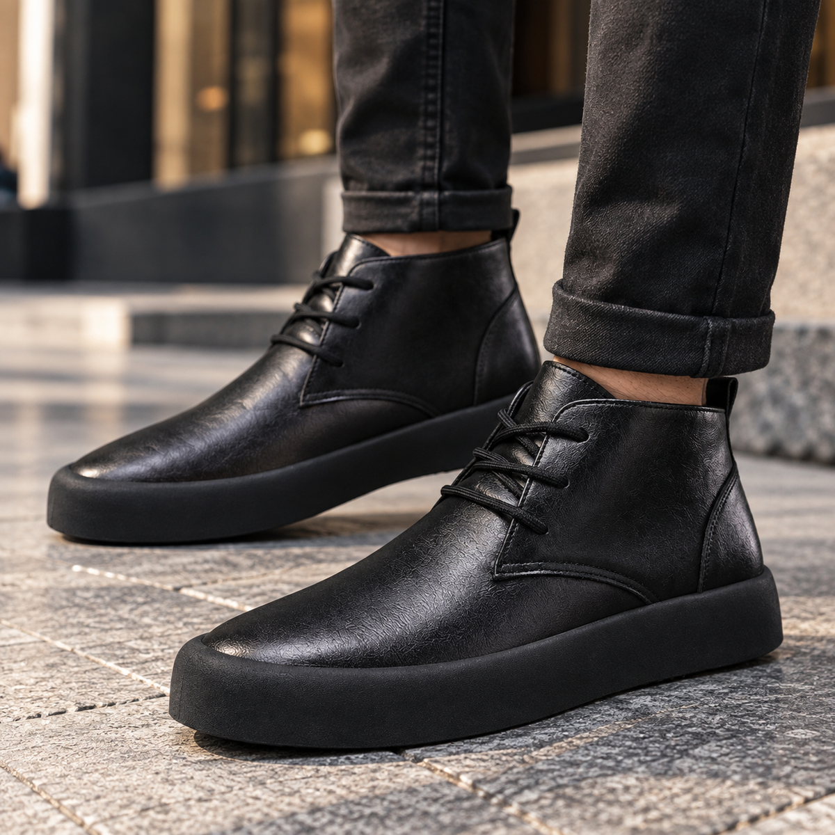 Botas Chukka de Cuero para Hombre