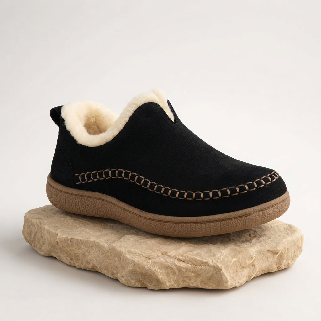 Botas de Tobillo de Mujer con Forro de Forro Polar Ortopédico