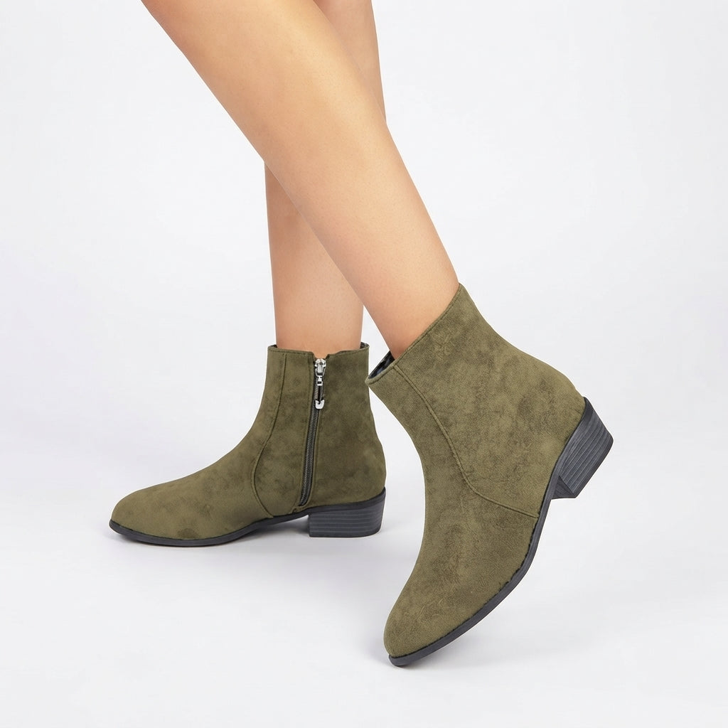 Botines Elegantes de Tacón para Mujer