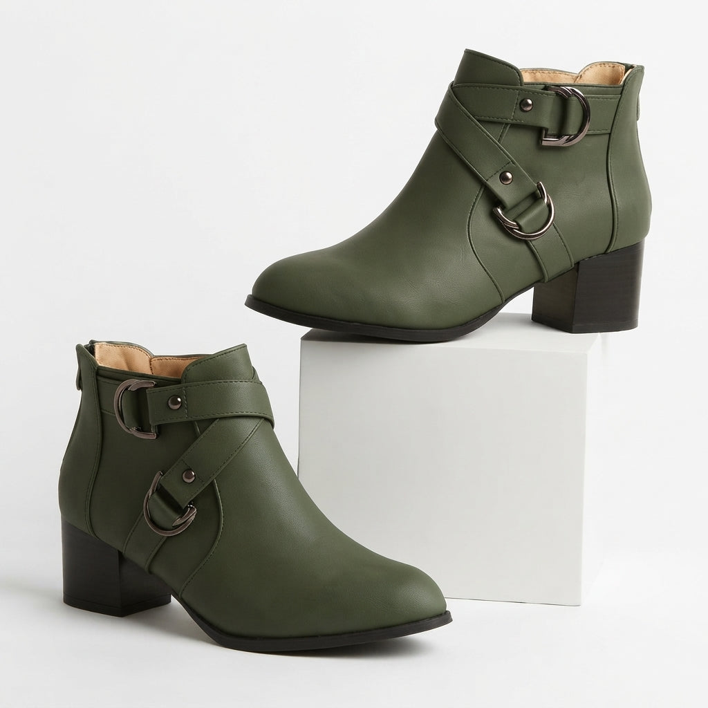 Botines de tacón elegantes para mujer