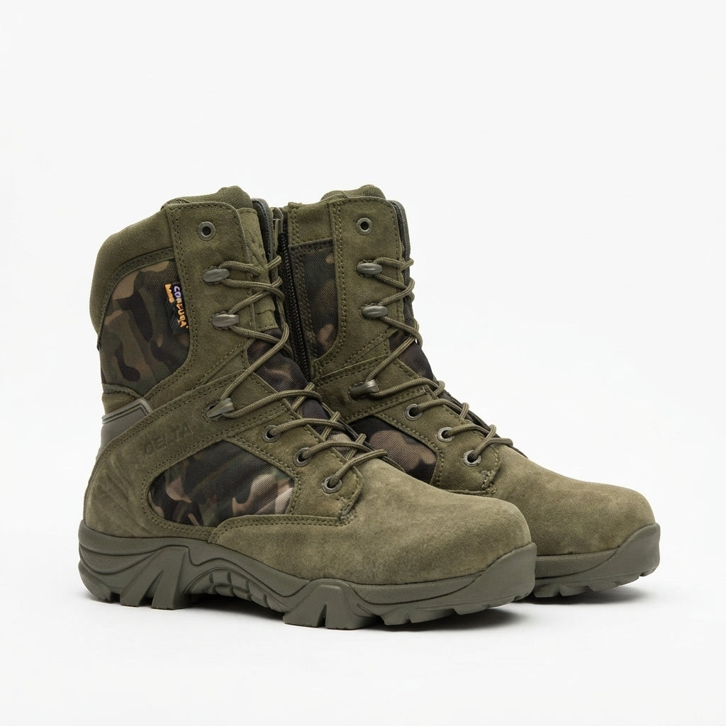 Botas de Combate para Hombre con Cordones