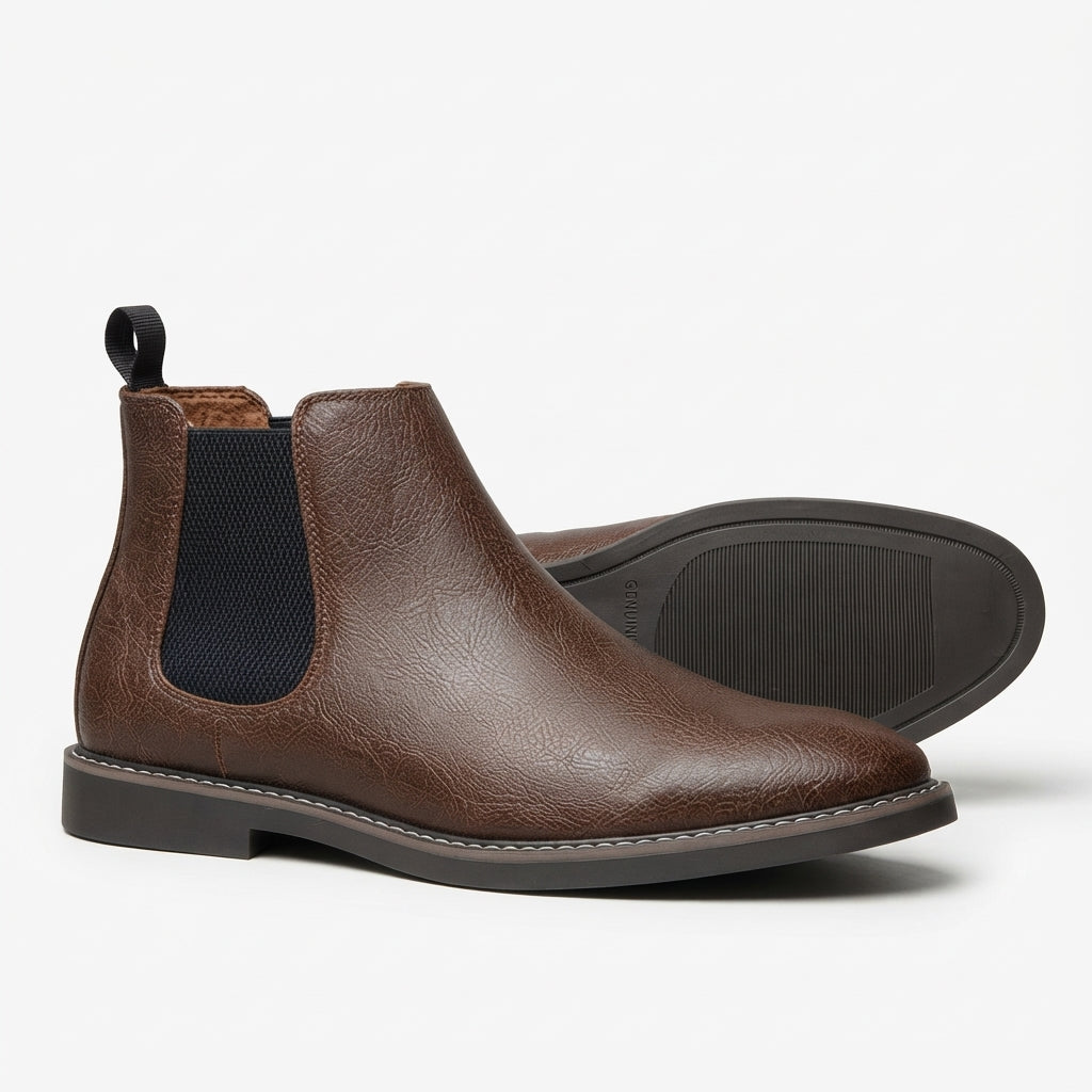 Botas Chelsea de Cuero Cómodas para Hombre