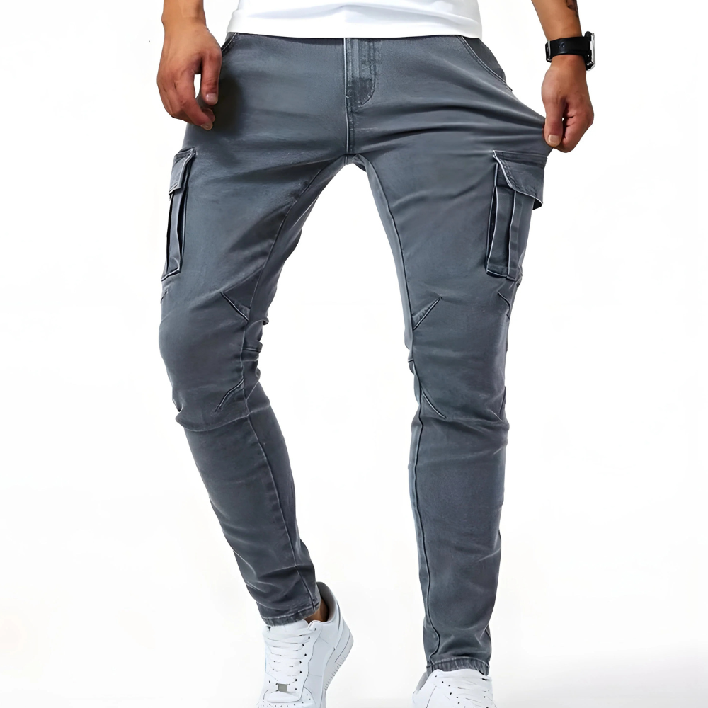 Pantalones Cargo Marino