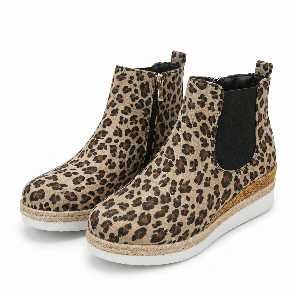 Botas Chelsea de Plataforma Acogedoras para Mujeres