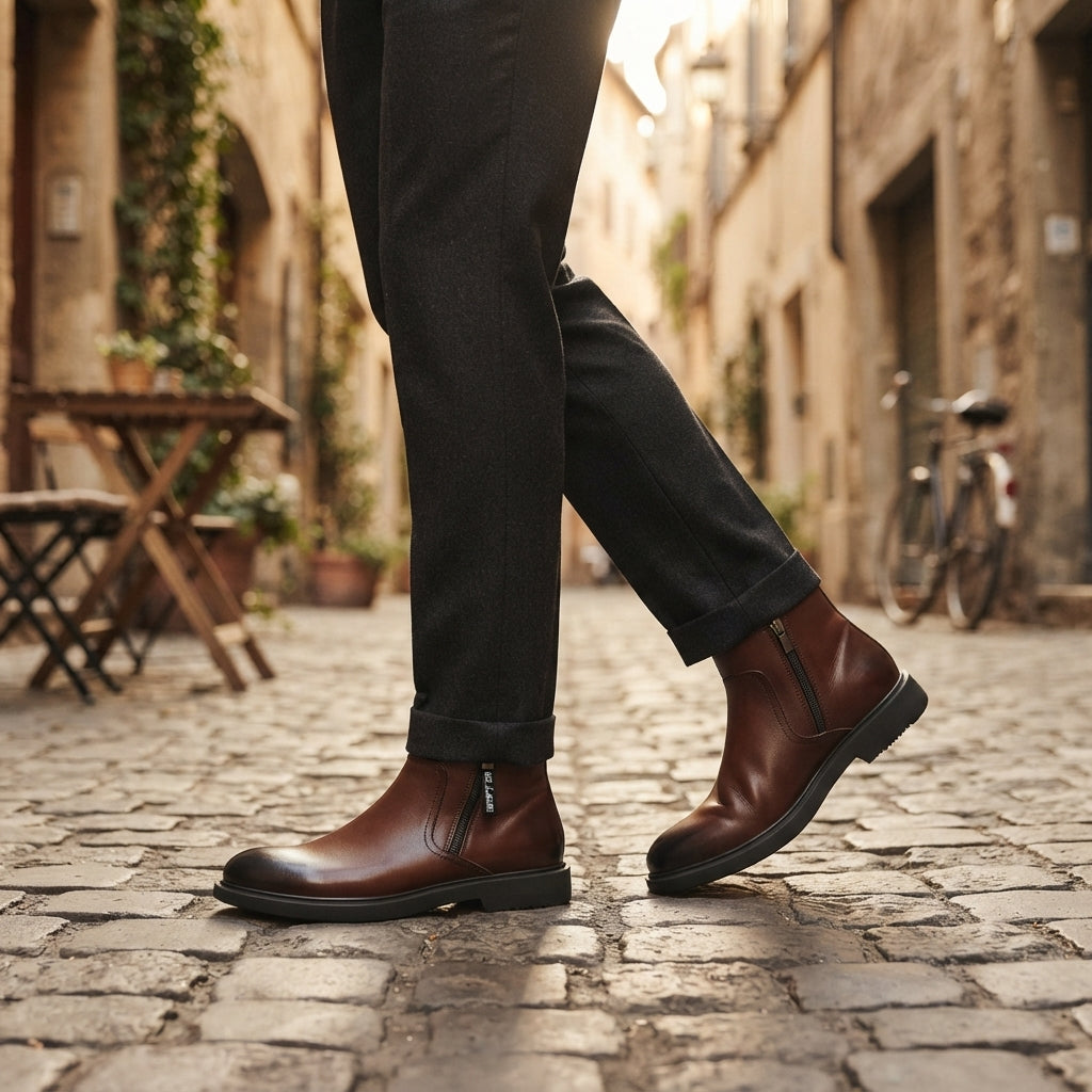 Botas de Cuero para Hombre