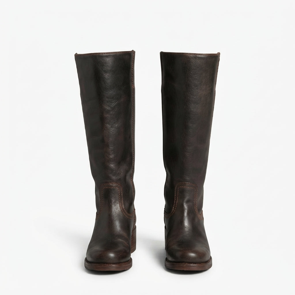 Botas de Cuero Altas Ortopédicas para Mujeres