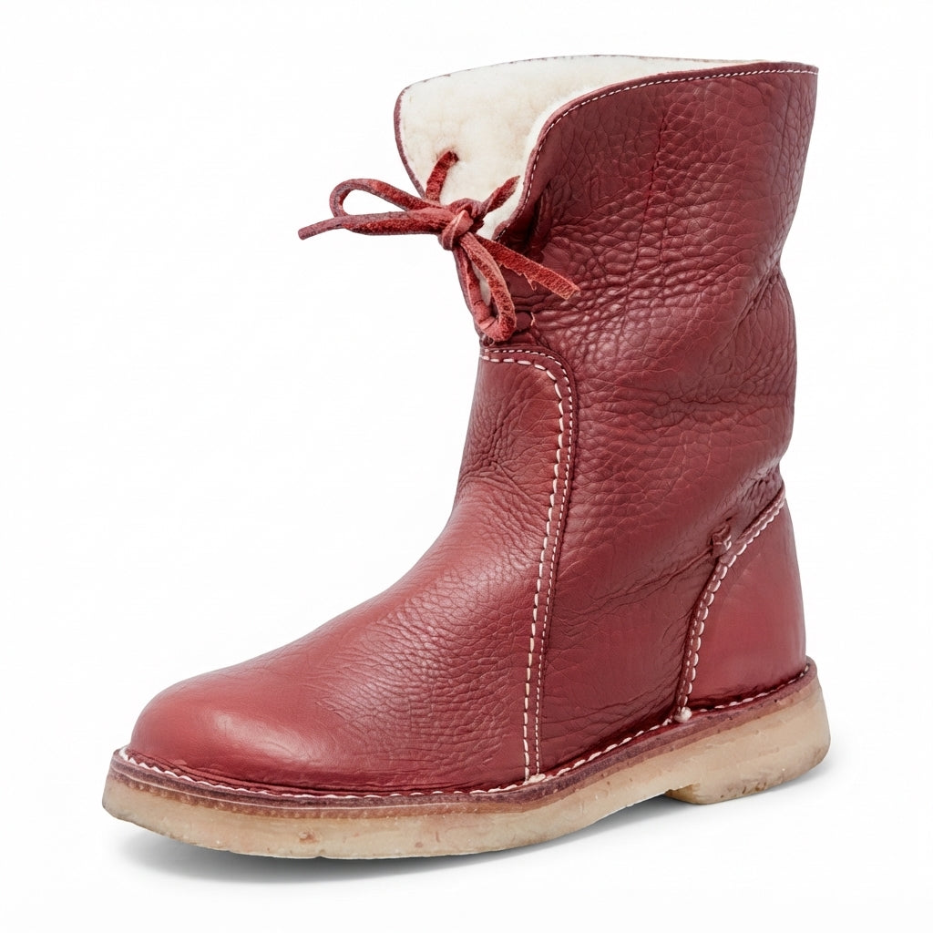 Botas de Cuero Ortopédicas para Mujer