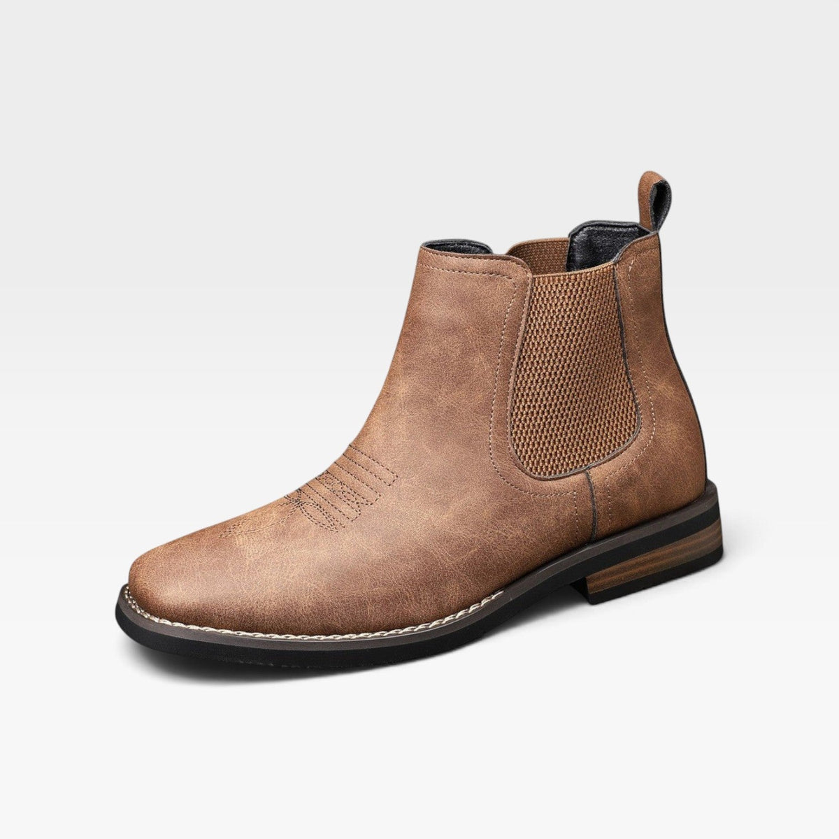 Botas Chelsea de Cuero Ortopédicas para Hombre