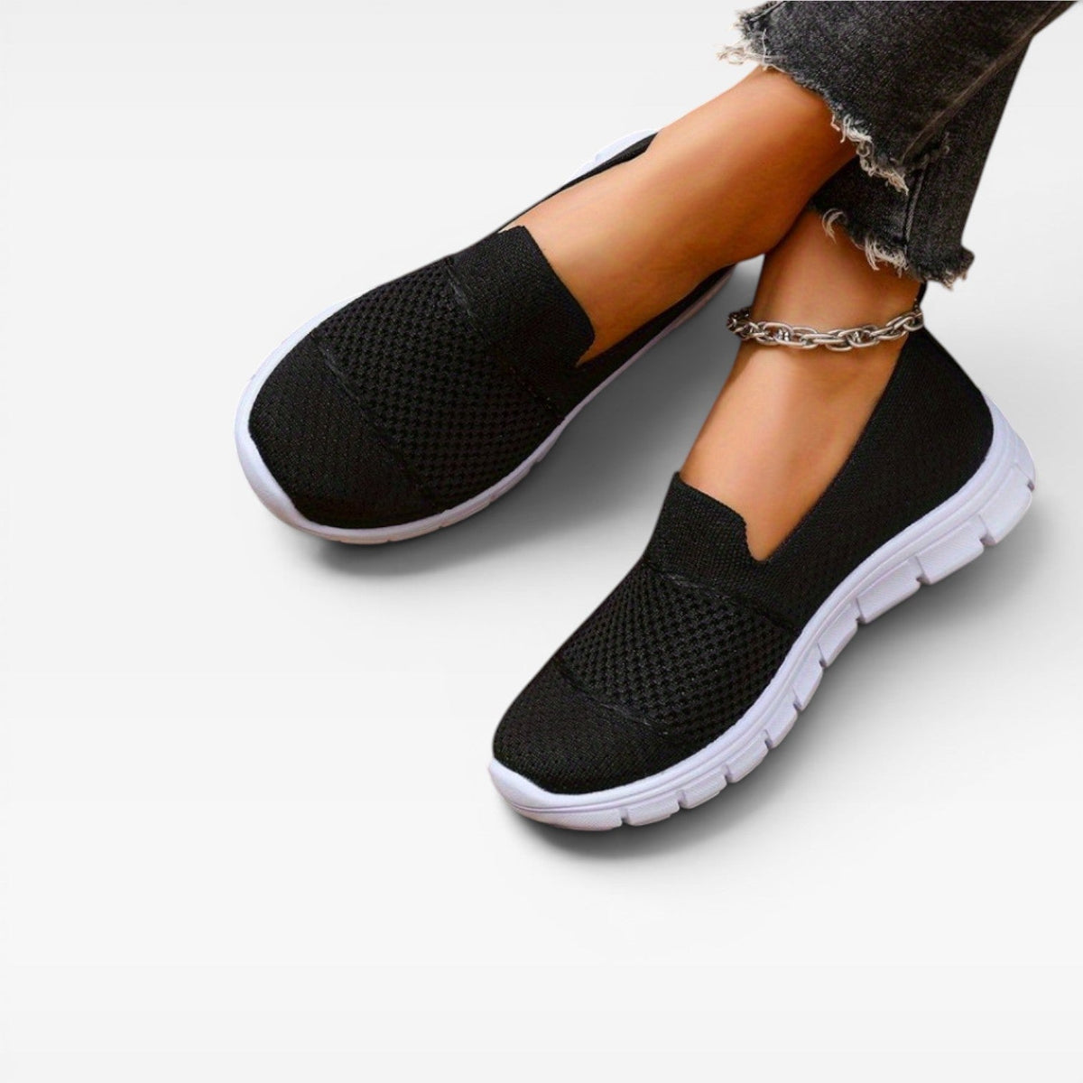 Zapatillas de Mujer Transpirables de Tejido – Entrenadores Ligeros y Cómodos