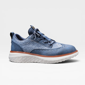 Zapatillas de Cuero Brogue para Hombre – Sneakers Elegantes y Casual