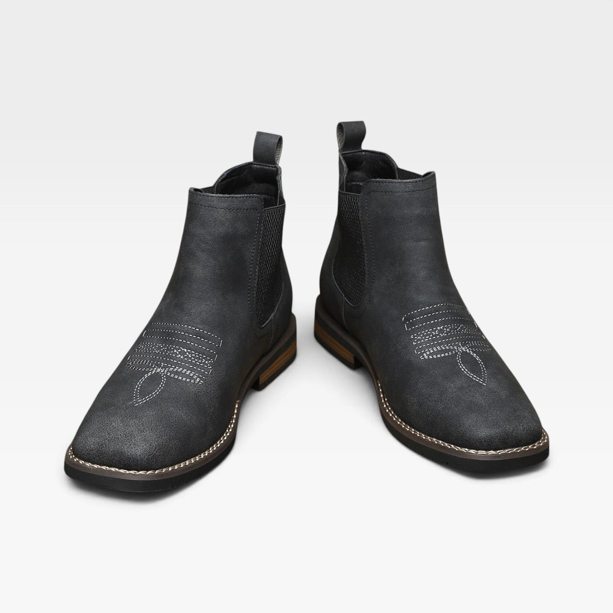Botas Chelsea de Cuero Ortopédicas para Hombre