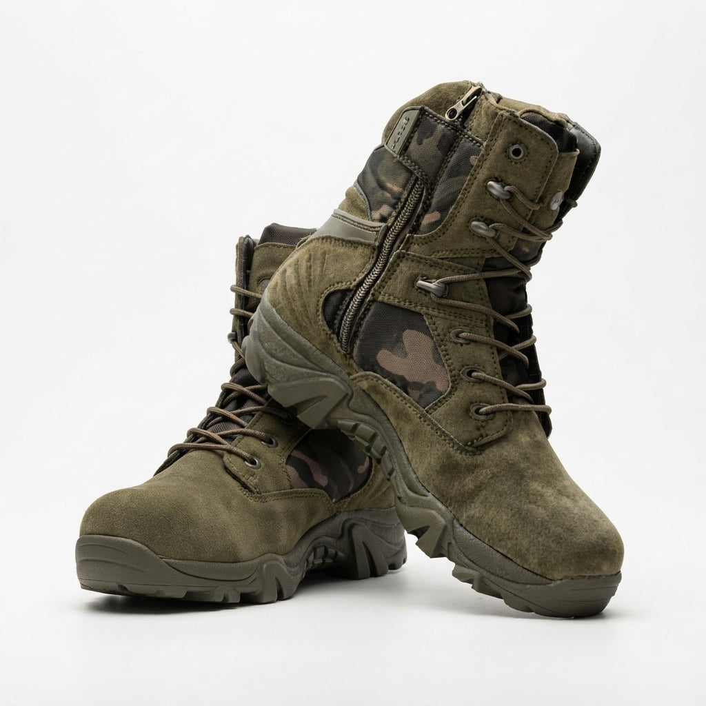 Botas de Combate para Hombre con Cordones