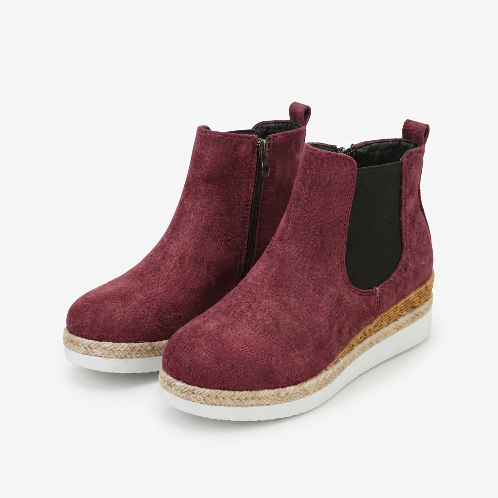 Botas Chelsea de Plataforma Acogedoras para Mujeres