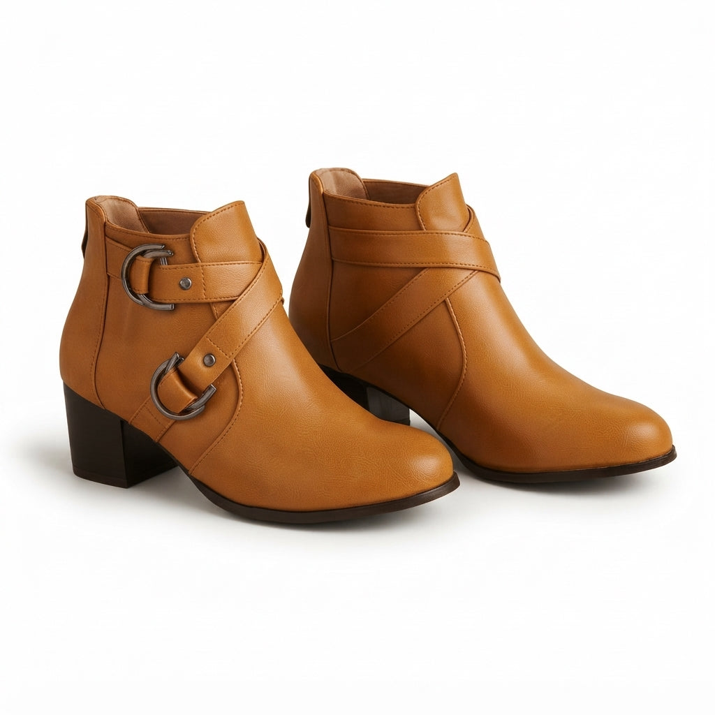 Botines de tacón elegantes para mujer