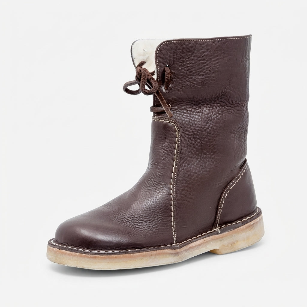 Botas de Cuero Ortopédicas para Mujer