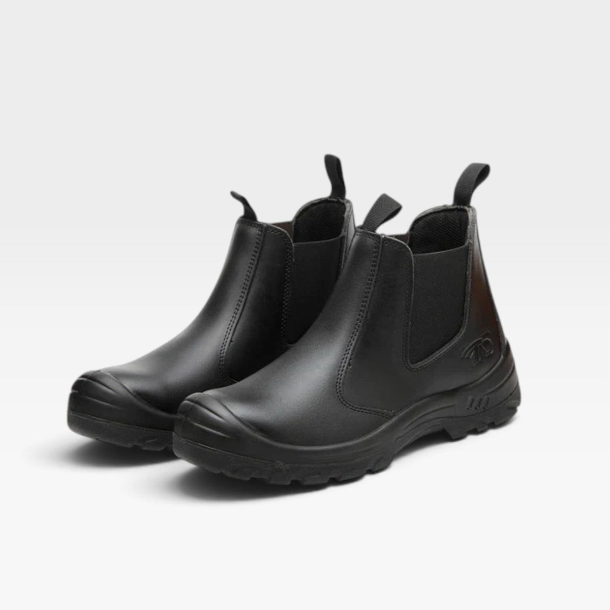 Botas de Trabajo de Cuero de Vacuno para Hombre – Botas Slip On con Punta Reforzada