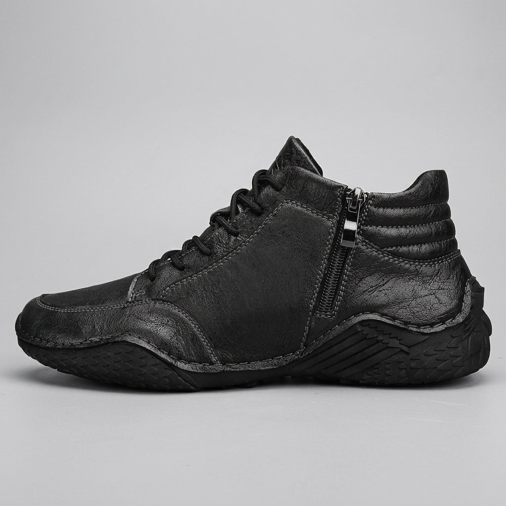Botas de Cuero con Cordones para Hombre