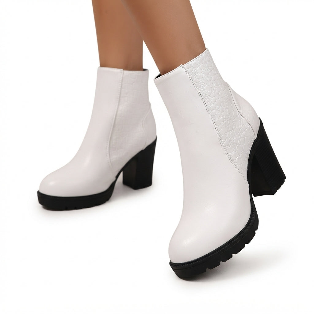 Botines de Tacón de Croc para Mujer