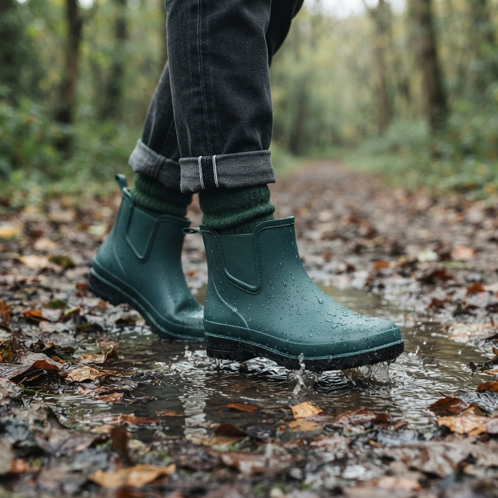 Botas de lluvia Chelsea resistentes para hombres