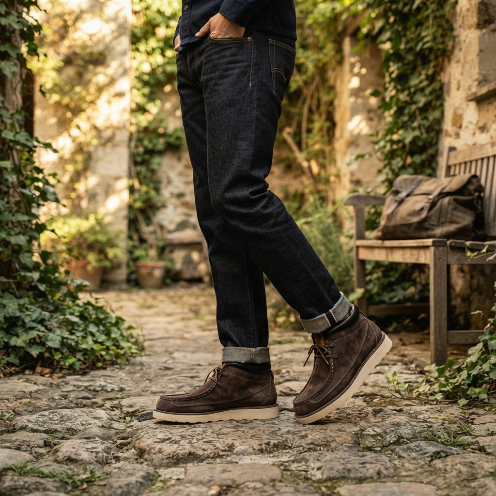 Botas Chukka de Ante Rústico para Hombre
