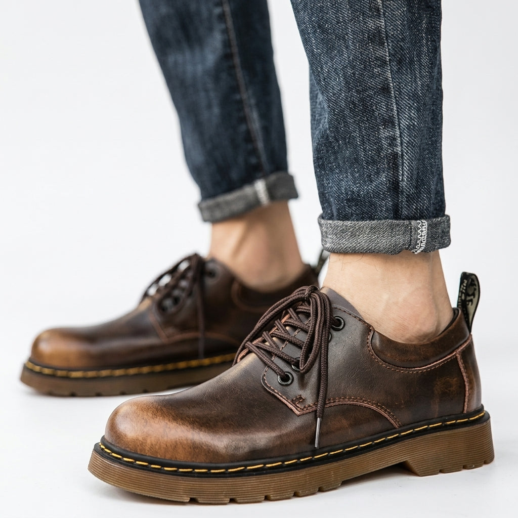 Zapatos Derby de Cuero para Hombre