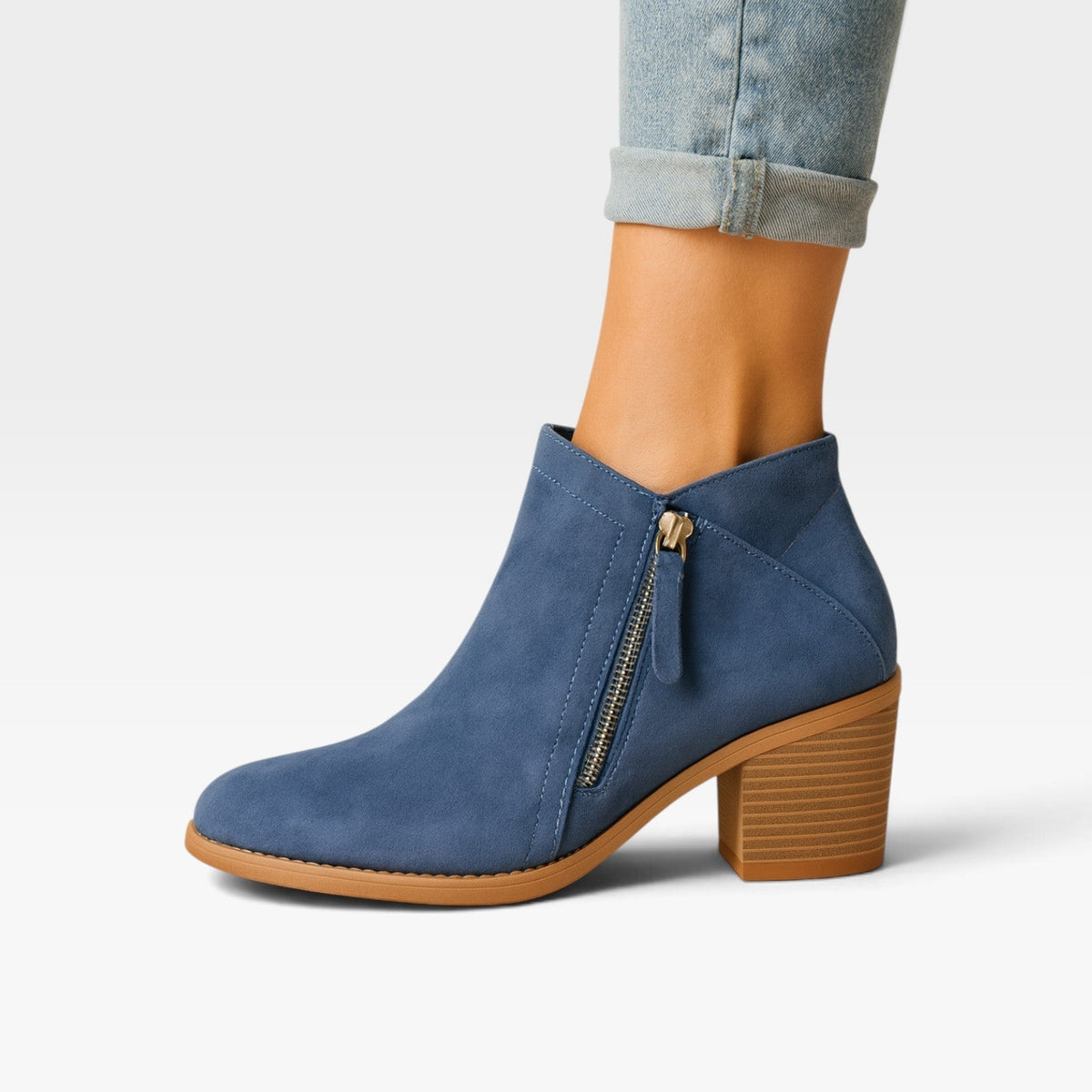 Botas de Tobillo Ortopédicas de Ante para Mujer