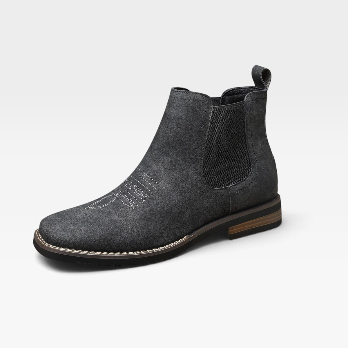 Botas Chelsea de Cuero Ortopédicas para Hombre