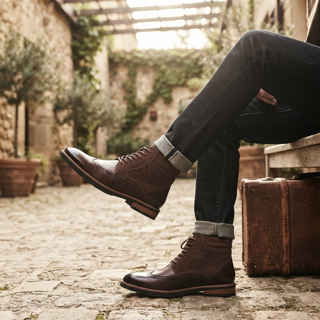 Botas de tobillo elegantes para hombre