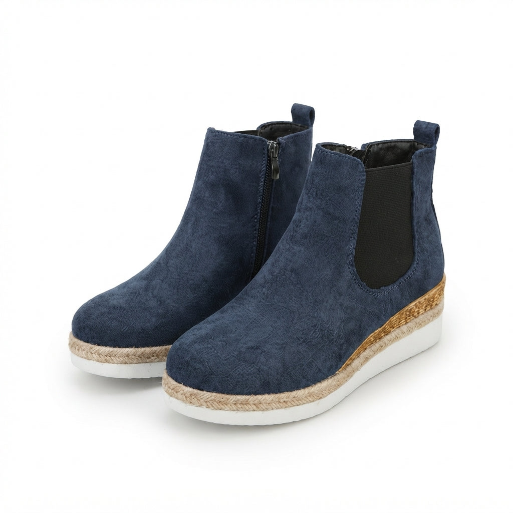 Botas Chelsea de Plataforma Acogedoras para Mujeres