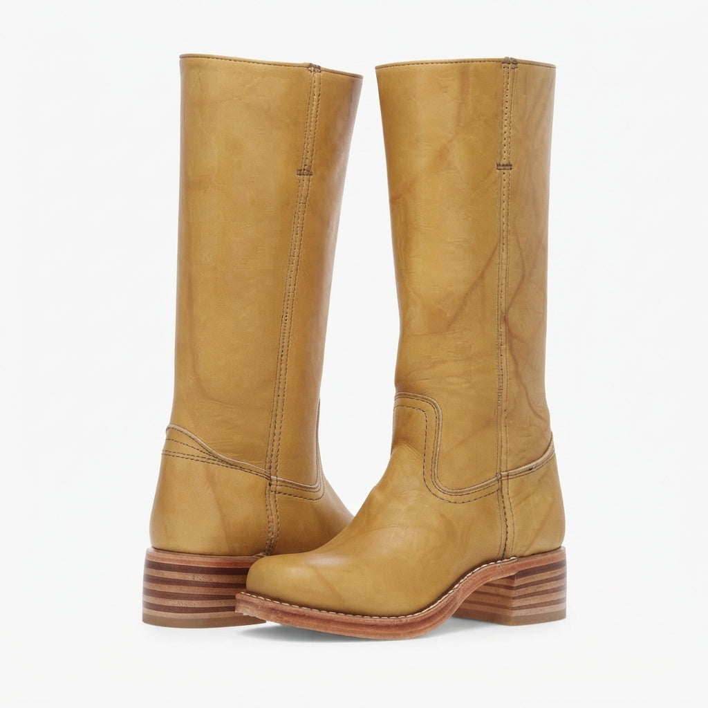 Botas de Cuero Elegantes para Mujer hasta la Rodilla
