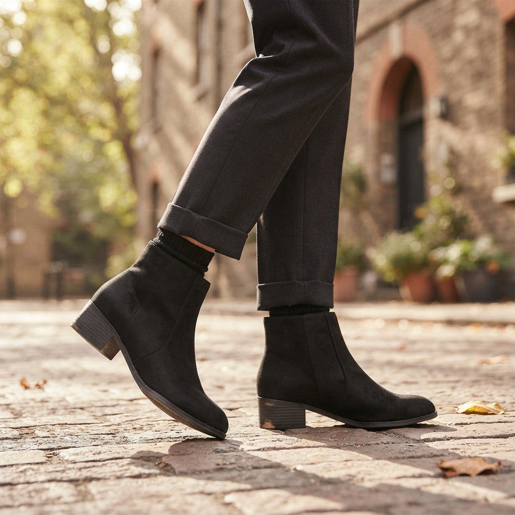 Botines Elegantes de Tacón para Mujer