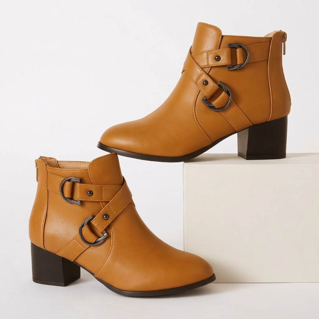 Botines de tacón elegantes para mujer