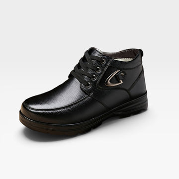 Botas de Cuero Genuino para Hombre con Cordones