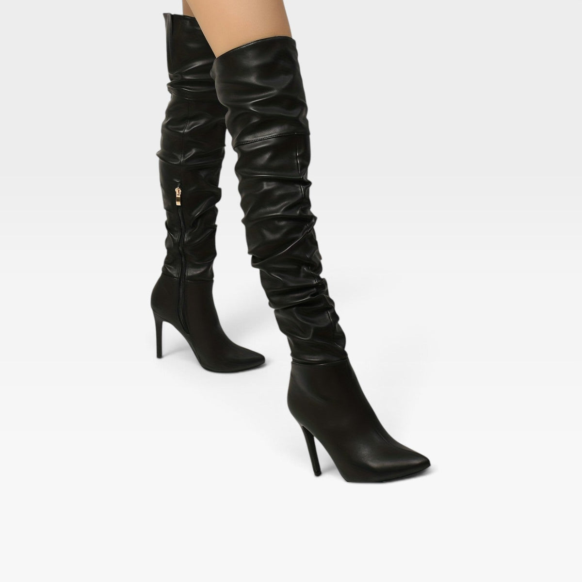 Botas de Tacón Stiletto por Encima de la Rodilla para Mujeres