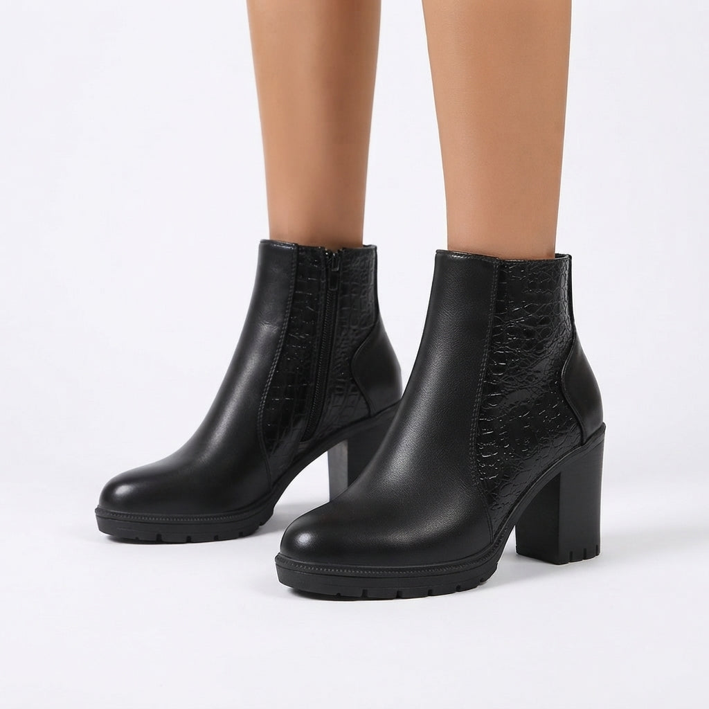 Botines de Tacón de Croc para Mujer