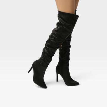 Botas de Tacón Stiletto por Encima de la Rodilla para Mujeres