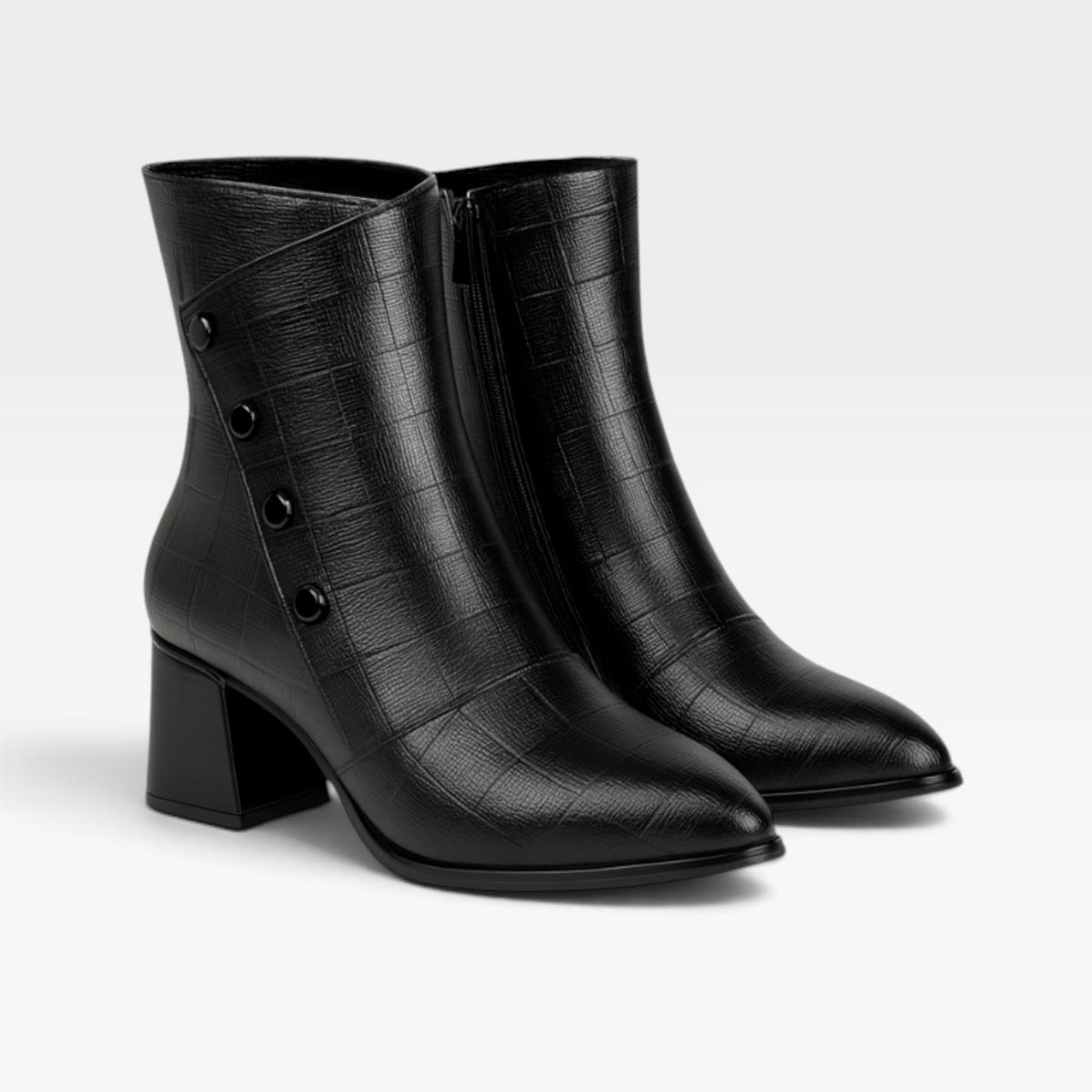 Botas de Cuero con Punta Fina para Mujer