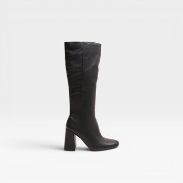 Botas de Tacón Cuadrado Altas para Mujer – Elegantes con Cierre para Uso Diario y Ocasiones Especiales