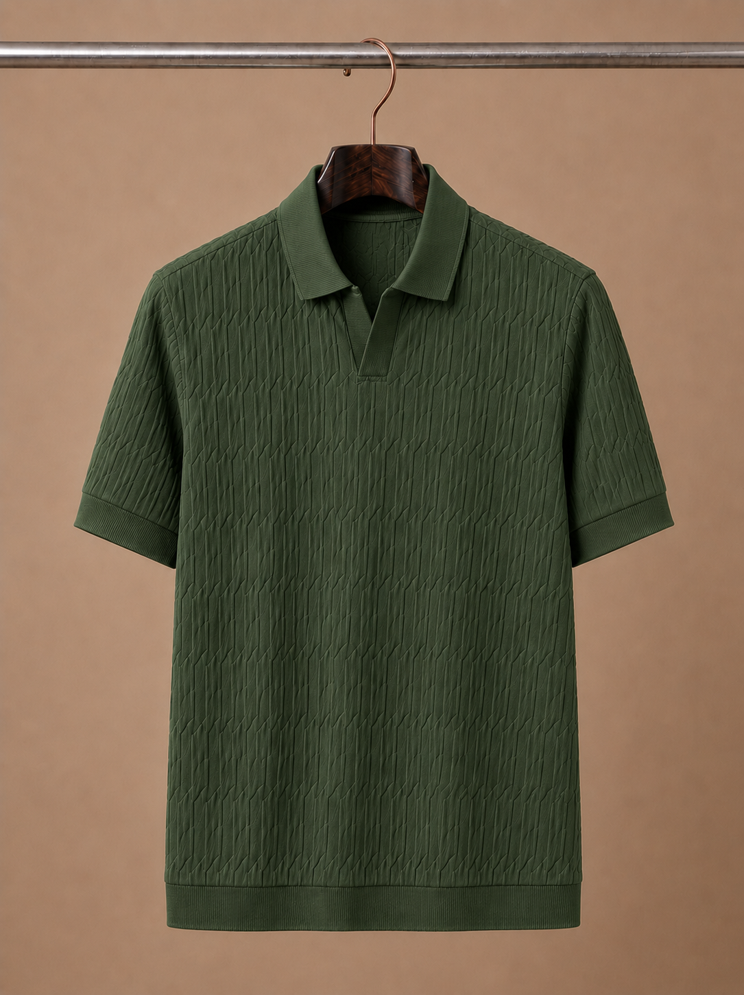 Camisa Polo de Lujo para Hombre – Textura Suave de Verano | Areleon