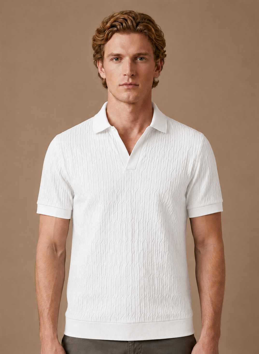 Camisa Polo de Lujo para Hombre – Textura Suave de Verano | Areleon
