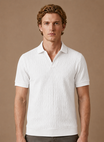 Camisa Polo de Lujo para Hombre – Textura Suave de Verano | Areleon