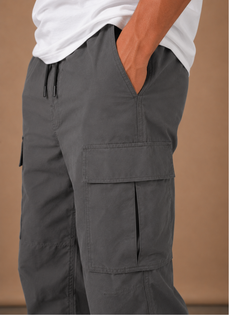 Pantalones Cargo para Hombre – Ajuste Relajado y Práctico para el Uso Diario | Areleon