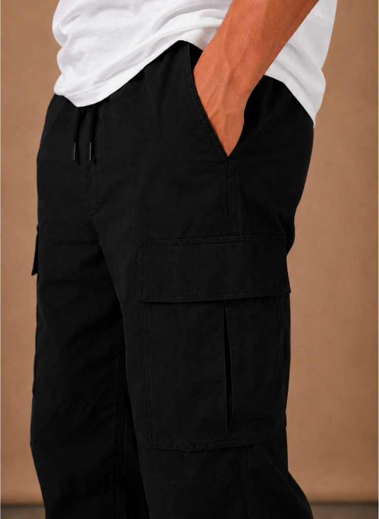 Pantalones Cargo para Hombre – Ajuste Relajado y Práctico para el Uso Diario | Areleon