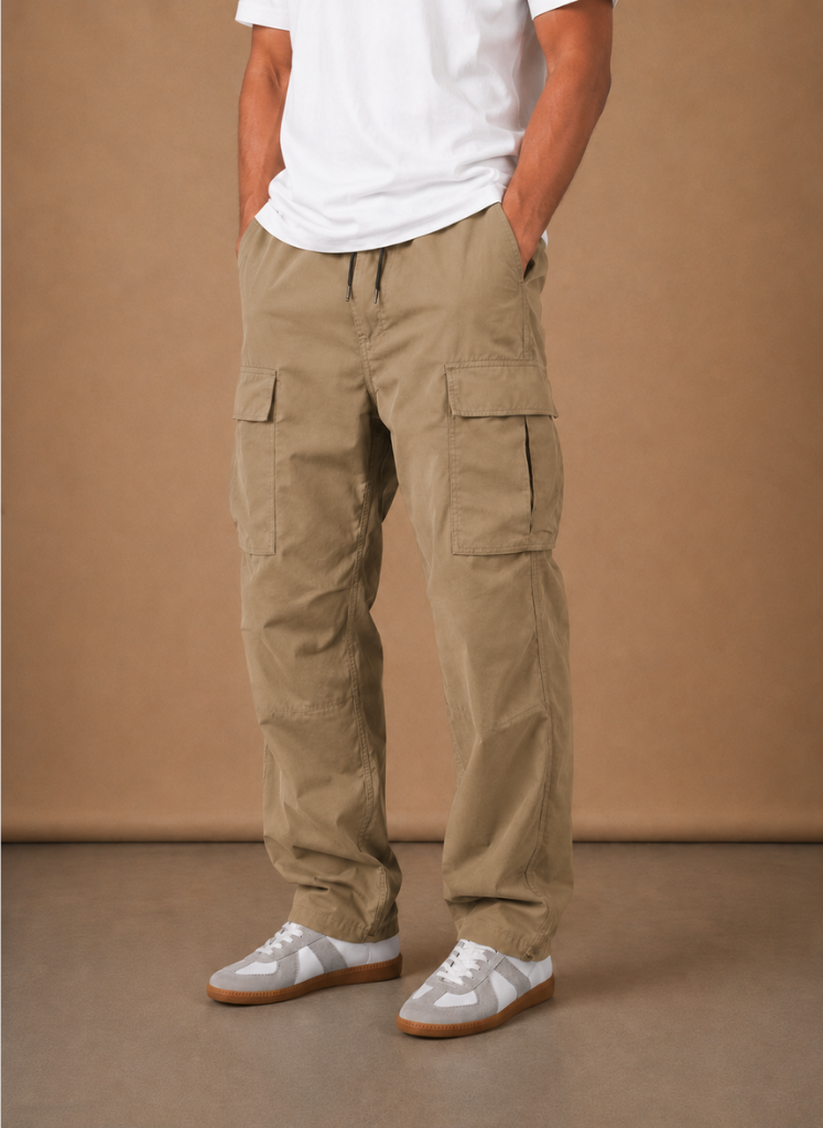 Pantalones Cargo para Hombre – Ajuste Relajado y Práctico para el Uso Diario | Areleon