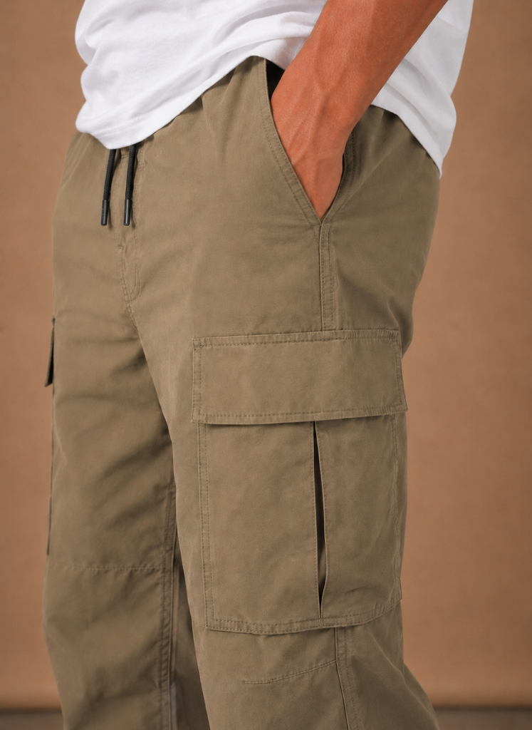 Pantalones Cargo para Hombre – Ajuste Relajado y Práctico para el Uso Diario | Areleon