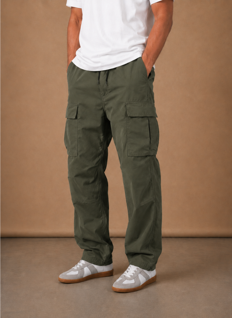 Pantalones Cargo para Hombre – Ajuste Relajado y Práctico para el Uso Diario | Areleon